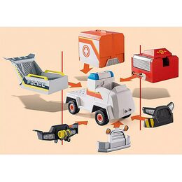 Záchranářské zásahové vozidlo Playmobil, Duck on Call, 31 dílků | 70916