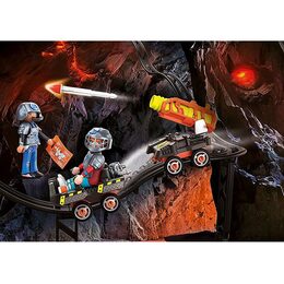 Vozík s raketou Playmobil, Dinosauři, 40 dílků | 70929