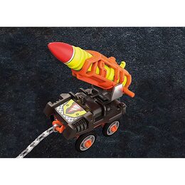 Vozík s raketou Playmobil, Dinosauři, 40 dílků | 70929
