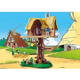 Dům na stromě Playmobil, Asterix, Trubadix a jeho žena, 96 dílků, 71016