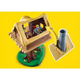 Dům na stromě Playmobil, Asterix, Trubadix a jeho žena, 96 dílků, 71016