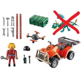 Devět říší, Phil na čtyřkolce Playmobil, Jak vycvičit draka, 28 dílků, 71085