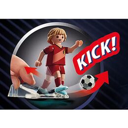 Fotbalista Belgie Playmobil, Sport a akce, 7 dílků |71128