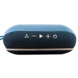 Reproduktor AKAI, ABTSW-30 BLUE, přenosný, voděodolný, Bluetooth, hands free, 20