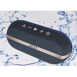 Reproduktor AKAI, ABTSW-30 BLUE, přenosný, voděodolný, Bluetooth, hands free, 20