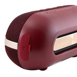 Reproduktor AKAI, ABTSW-30 RED, přenosný, voděodolný, Bluetooth, hands free, 20