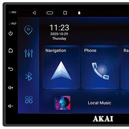 Autorádio AKAI, CA-2DIN7064A, android, ovládání na volantu, FM, USB, Bluetooth