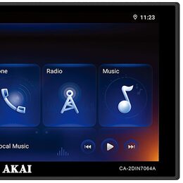 Autorádio AKAI, CA-2DIN7064A, android, ovládání na volantu, FM, USB, Bluetooth