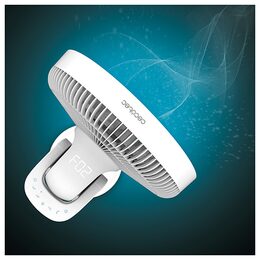 Ventilátor Cecotec, 8243 EnergySilence 2600 Sunflower, stojanový, aku, průměr 33
cm, 12 rychlostí, 2 režimy, dálkové ovládání, 22 W