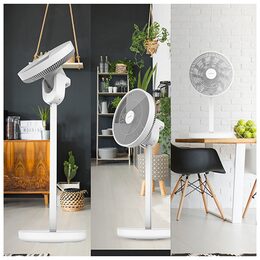 Ventilátor Cecotec, 8243 EnergySilence 2600 Sunflower, stojanový, aku, průměr 33
cm, 12 rychlostí, 2 režimy, dálkové ovládání, 22 W
