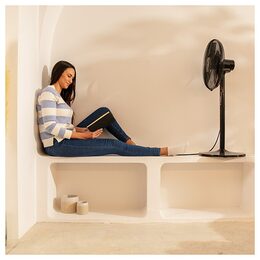 Ventilátor Cecotec, 5875 EnergySilence 555 2in1 Smart XL, 2v1, stojanový/stolní,
průměr 40 cm, 5 lopatek, 3 rychlosti, oscilace, 55 W