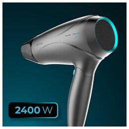 Fén na vlasy Cecotec, 4327 Bamba Ionicare Power&Go Black, cestovní, 2 stupně
rychlosti, 3 nastavení teploty, skládací držák, 2400 W