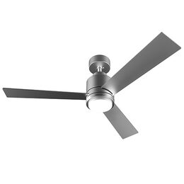 Ventilátor Cecotec, 5837 EnergySilence Aero 4850 Style Steel, stropní, průměr
122 cm, 3 lopatky, LED žárovka, 6 rychlostí, dálkové ovládání