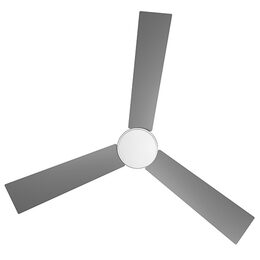 Ventilátor Cecotec, 5837 EnergySilence Aero 4850 Style Steel, stropní, průměr
122 cm, 3 lopatky, LED žárovka, 6 rychlostí, dálkové ovládání