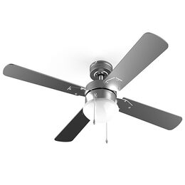 Ventilátor Cecotec, 5840 EnergySilence Aero 5350 Black Design, stropní, průměr
132 cm, 3 lopatky, LED žárovka, 6 rychlostí, časovač, 30 W