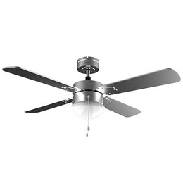 Ventilátor Cecotec, 5840 EnergySilence Aero 5350 Black Design, stropní, průměr
132 cm, 3 lopatky, LED žárovka, 6 rychlostí, časovač, 30 W