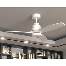 Ventilátor Cecotec, 5976 EnergySilence Aero 5200 White Design, stropní, průměr
132 cm, 3 lopatky, LED lampa, 6 rychlostí, časovač, 40 W