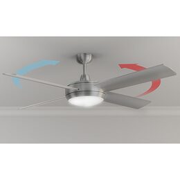 Ventilátor Cecotec, 5948 EnergySilence Aero 570, stropní, průměr 132 cm, 3
rychlosti, 4 lopatky, časovač, LED lampa, 60 W