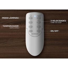 Ventilátor Cecotec, 5948 EnergySilence Aero 570, stropní, průměr 132 cm, 3
rychlosti, 4 lopatky, časovač, LED lampa, 60 W