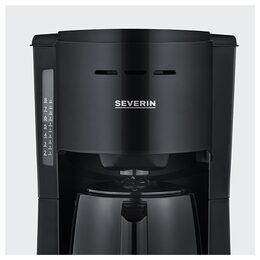 Kávovar Severin, KA 9306, termokonvice, 8 šálků, výklopný filtr s uzavíracím
ventilem, 1000 W