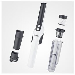Aku vysavač Severin, HV 7140, ruční, nabíjecí základna, kapacita 0,2 L, 78 dB,
Li-Ion aku baterie 10,8 V/2000 mAh
