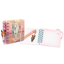 Mini-bloček Miss Melody, S přívěskem a propiskou, V1