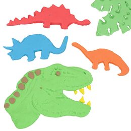 Modelovací hmota Dino World, Carnotaurus, oranžová, 150 g