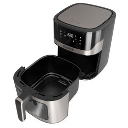 Fritéza Black+Decker, BXAF6500E, horkovzdušná, kapacita 6.5 l, digitální
dotykový displej, 8 přednastavených programů, časovač, akustická s