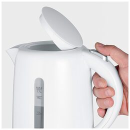 Rychlovarná konvice Severin, WK 4325, rychlovarná konvice, 1.7 l, 2200W, vypnutí
parou, skryté topné těleso, omyvatelný filtr