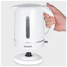 Rychlovarná konvice Severin, WK 4325, rychlovarná konvice, 1.7 l, 2200W, vypnutí
parou, skryté topné těleso, omyvatelný filtr