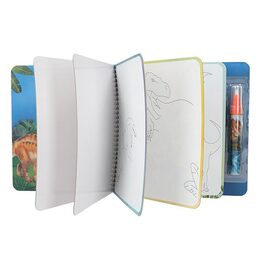 Omalovánka | Dino World Aqua Magic Book, S magickým fixem