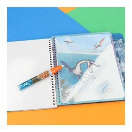 Omalovánka | Dino World Aqua Magic Book, S magickým fixem