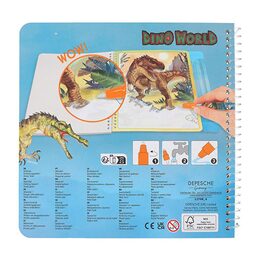 Omalovánka | Dino World Aqua Magic Book, S magickým fixem