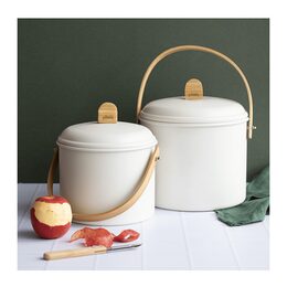 Kompostér Pebbly, NBA202, vel. S, krémový, 3.5 l, průměr 21,5 x výška 15 cm,
uhlíkový filtr