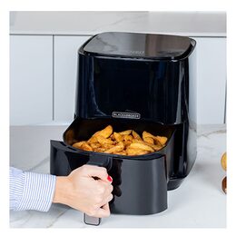 Fritéza Black+Decker, BXAF5000E, horkovzdušná, 5 L, časovač, digitální displej,
1450 W
