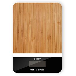 Kuchyňská váha Pebbly, PEB-BRN, elektronická, bambus, digitální displej, 2 x
CR2032