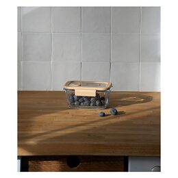 Vakuovací dóza Pebbly, PKV-052, skleněná, vakuovací, 460 ml, USB-C