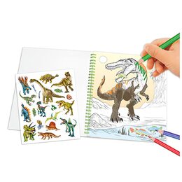 Omalovánky Dino World, Flitrové oko, 20 stran