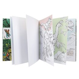 Omalovánky Dino World, Flitrové oko, 20 stran