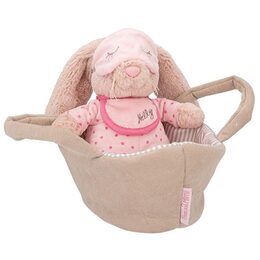 Plyšová postavička Princess Mimi, Nelly, s bryndákem a maskou na oči, 16 cm