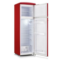 Kombinovaná lednice Severin, RKG 8983, retro, 246 L, LED osvětlení, N-ST