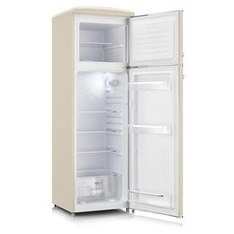 Kombinovaná lednice Severin, RKG 8985, retro, 246 L, LED osvětlení, N-ST, 39 dB