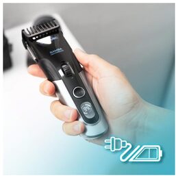 Zastřihávač vlasů Cecotec, 3374, Bamba PrecisionCare, nerezová čepel, digitální
displej, funkce zámku, 3 nástavce, nabíjecí základna