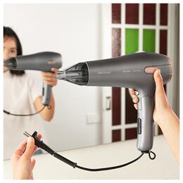 Fén na vlasy Cecotec, 4239, Bamba Ionicare, DC motor, ionizátor, sklopná
rukojeť, 2 rychlosti, 3 teploty, 2100 W