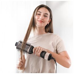 Kartáč na vlasy Cecotec, 3372, InstantCare, 2v1, elektrický, keramický, horký
vzduch, 3 teploty, 2 rychlosti, 1200 W