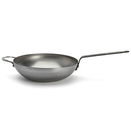 WOK pánev de Buyer, 5617.32, MINERAL B, WOK, zaoblený, průměr 32 cm