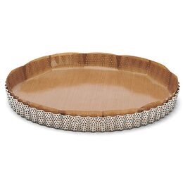 Forma de Buyer, 3214.28, dortová, nerezová, kruhová, perforovaná, průměr 28 cm,
výška 2,5 cm, odnímatelné dno