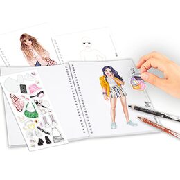 Sada-Kreativní omalovánky Top Model, Lexy a Nyela