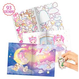 Kreativní sešit Princess Mimi, Se samolepkami