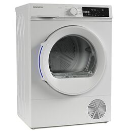 Sušička prádla Daewoo, TD-B8GT0W20-CZ, parní, úzká, kondenzační, 8 kg, tepelné
čerpadlo,vnitřní osvětlení, displej, 1000 W